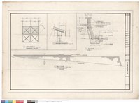 藏品(A棟玻璃罩更改圖、游廊玻璃屋頂詳圖(更改)、駁坎剖、立面圖)的圖片
