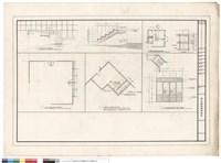 藏品(廣場進口平面圖，B棟大客房隔間修改圖、剖面圖，B棟交誼廳部分修改圖，B棟地下壹層平面修改，A棟樓梯間鋁門窗立面圖)的圖片