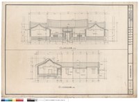 藏品(三合院正立面，側立面圖)的圖片