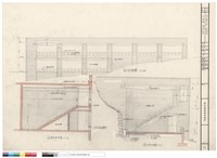 藏品(立面圖，樓梯剖面)的圖片