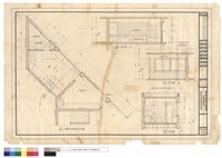 藏品(四層廚房備餐間平面圖、剖面圖)的圖片