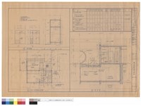 藏品(中庭平面及剖面、衣櫥詳細材料表)的圖片