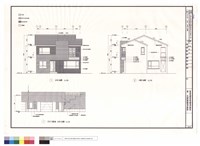 藏品(D1戶型正向、右側立面圖)的圖片