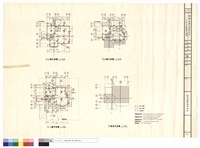 藏品(一、二、三層及屋頂平面圖)的圖片