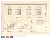 藏品(樓梯平面、扶手、踏步詳圖)的圖片