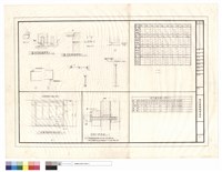 藏品(窗用阻風橡膠條A、叁層供應部旁遮板立面、窗用阻風橡膠條B、防颱木桿詳細)的圖片