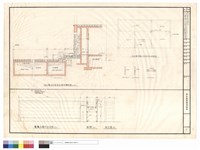 藏品(冰水儲存槽及污水集水池剖面、餐廳木花台)的圖片