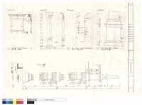 藏品(窗剖面,立面圖、外牆大剖立面、THE TUSCAN ORDER、TUSCAN 柱頭,樑板、TUSCAN 柱頭,柱基)的圖片