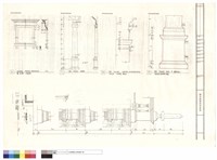 藏品(窗剖面,立面圖、外牆大剖立面、THE TUSCAN ORDER、TUSCAN 柱頭,樑板、TUSCAN 柱頭,柱基)的圖片