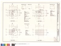 藏品(A反戶型一層、二層、三層及屋頂平面圖)的圖片