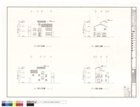 藏品(D2戶型正、背、左、右向立面圖)的圖片