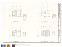 藏品(A反戶型一層、二層、三層及屋頂結構平面圖)的圖片
