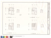 藏品(F戶型一層、二層、三層及屋頂結構平面圖)的圖片