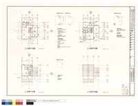 藏品(B反戶型一層、二層、三層及屋頂平面圖)的圖片