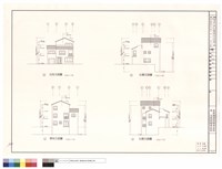 藏品(47號基地B戶型正、背、左、右向立面圖)的圖片