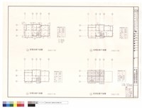 藏品(A'戶型一層、二層、三層及屋頂結構平面圖)的圖片