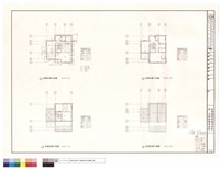 藏品(47號基地B戶型一層、二層、三層及屋頂平面圖)的圖片