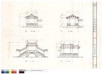 藏品(方亭一立面及水榭四剖立面圖)的圖片