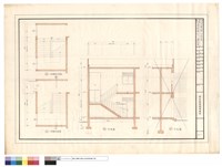 藏品(樓梯詳圖、部分外牆剖視圖)的圖片