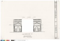 藏品(二進背立面護龍縱剖圖)的圖片