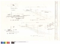 藏品(大園梯花台剖面詳圖、6F露台入口處地坪詳圖)的圖片