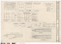 藏品(粉刷表、門窗詳圖、結構平面及配筋屋頂平面)的圖片