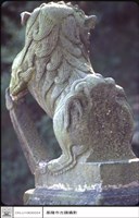 藏品(石獅(後))的圖片