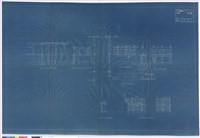 藏品(應接室仕切詳細圖、營業室、走廊間ダ仕切詳細圖、商人溜カウンター詳細圖、出納係スクリーン詳細圖、カウンター各詳細.平面.斷面.內側詳細圖)的圖片