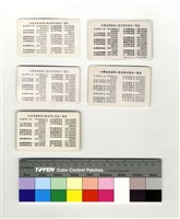 藏品(背面　台灣省建築師公會各單位電話一覽表)的圖片