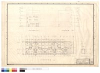 藏品(肆樓平面圖,左,右側立面圖)的圖片