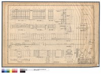 藏品(書架,木隔牆及活動摺簾詳細圖)的圖片