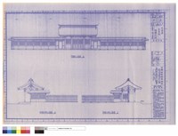 藏品(門樓背,側立面圖)的圖片