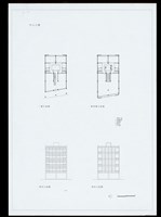 藏品(一層/標準層平面圖、西向立面圖、東向立面圖)的圖片