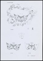 藏品(一樓及配置圖/二層平面圖/三層平面圖/三角幾何型組合圖)的圖片