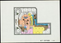 藏品(地下1層平面圖1/400)的圖片