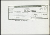 藏品((支票影本))的圖片