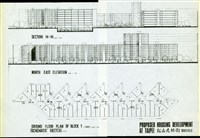 藏品(剖面圖、東北立面圖、一層平面圖)的圖片