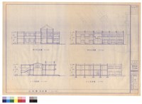 藏品(東北向 南向立面圖　A-A　B-B剖面圖)的圖片