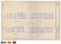 藏品(東北向 南向立面圖　A-A　B-B剖面圖)的圖片