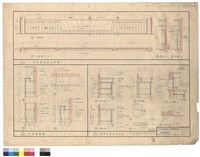 藏品(夾板牆平面、立面圖　夾板牆詳圖　廚房工作台等詳圖)的圖片