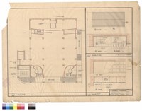 藏品(一層天花平面圖　鋁格條天花詳圖　夾板噴PERLITE GOLDEN COAT)的圖片