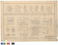藏品(門立面圖　鋁窗立面及詳細圖)的圖片
