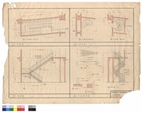 藏品(F樓梯一層平面　剖面圖　平面圖　樓梯詳圖)的圖片