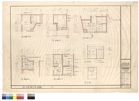 藏品(浴廁平面、立面、剖面圖)的圖片