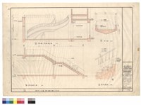 藏品(E樓梯立面圖、F樓梯剖面圖、詳細圖)的圖片