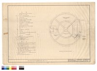 藏品(燈光控制室及平頂內走道配線平面圖  圖例及附注)的圖片