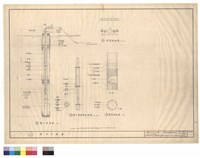 藏品(深井剖面圖  揚水管連接詳細圖  管架詳細圖  濾管詳細圖)的圖片