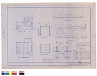 藏品(一樓及車庫結構平面圖  立面圖  車庫平面圖  基礎平面圖   剖面圖)的圖片