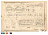 藏品(梁柱配筋詳圖柱結構詳圖上中層下中層結構平面圖)的圖片