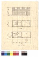 藏品(正立面圖   貳層平面圖   壹層平面圖)的圖片